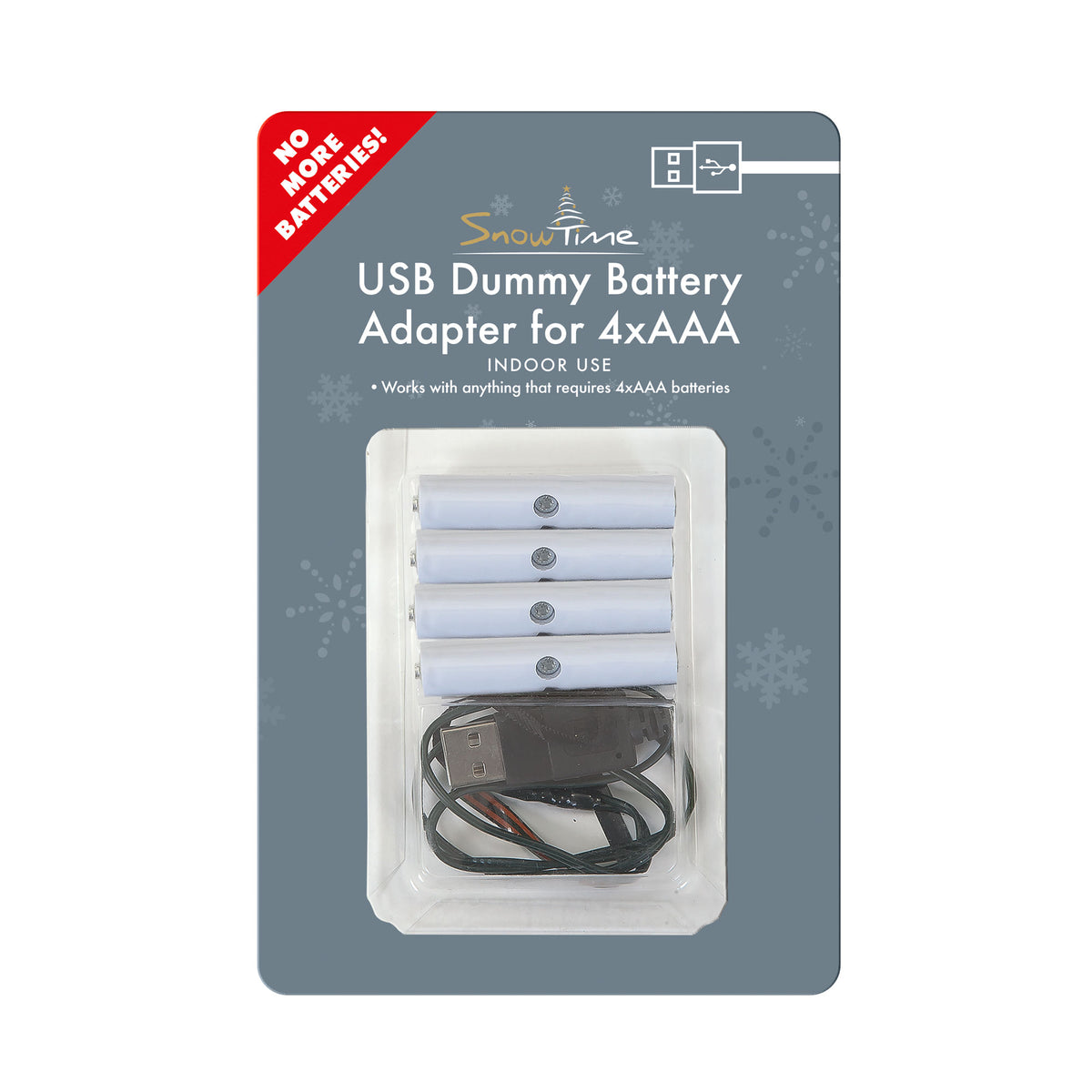AA / AAA Battery Eliminator USB Power Converter