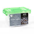400 Multi-Coloured LED Icicle Chasing Icicle Lights With Timer