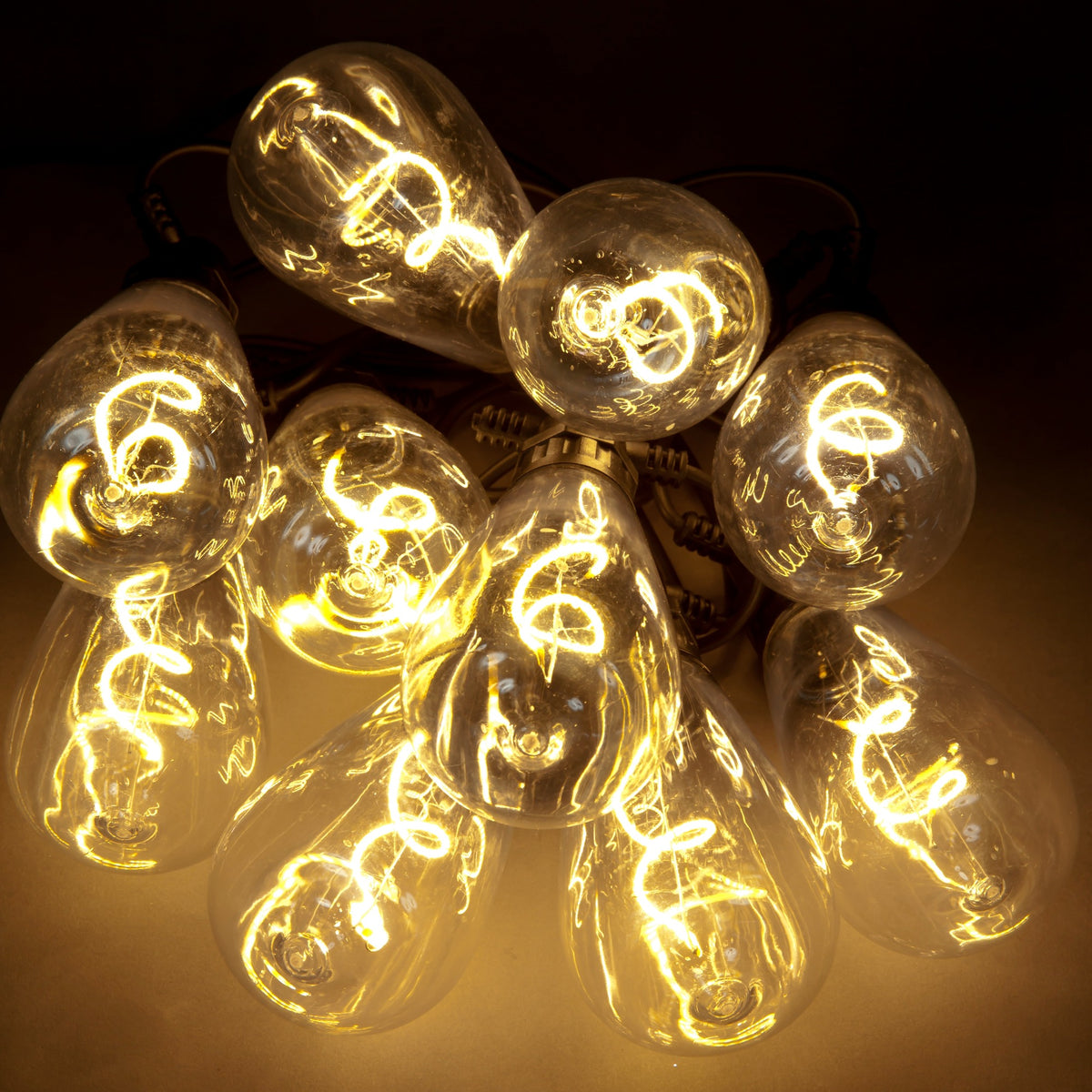 10 Party Lights With Flexible Filament