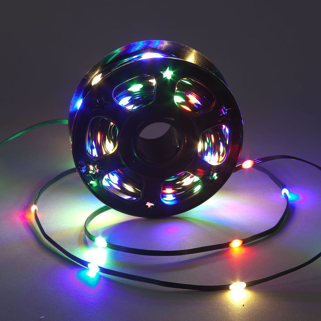 300 LED Copper Wire PVC Sleeved Lights on Reel