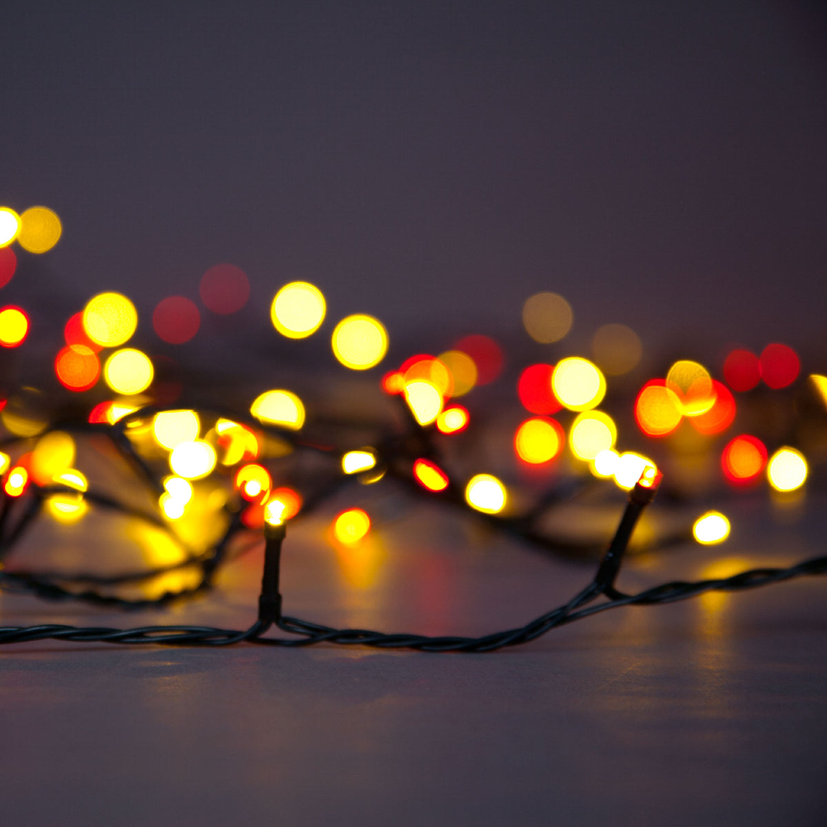 360 Warm White & Red LED Mul-Func Lights w/Timer Christmas Lights