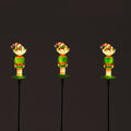 Battery Operated Set of 3 56cm Elf Garden Stakes Christmas Lights