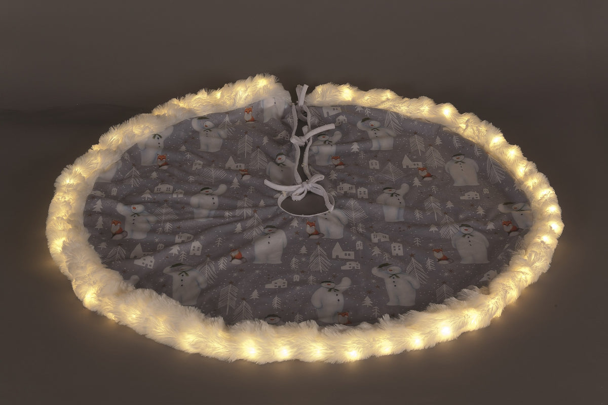 90cm Snowman LED Tree Skirt
