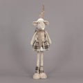 60cm Plush Girl Mouse w/Hat & Scarf Christmas Decoration