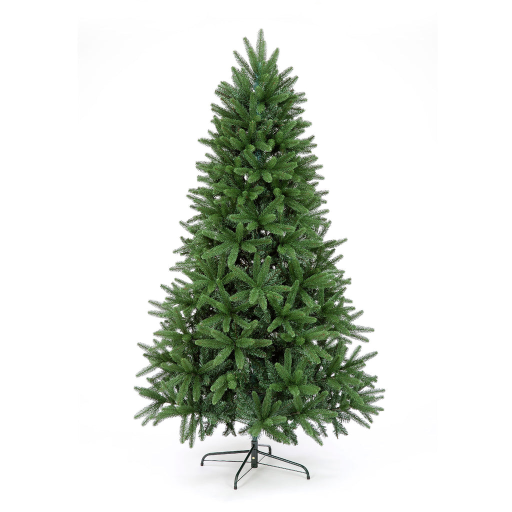 Louise Blue-Green Fir Luxury Premium PE Hinged Christmas Tree