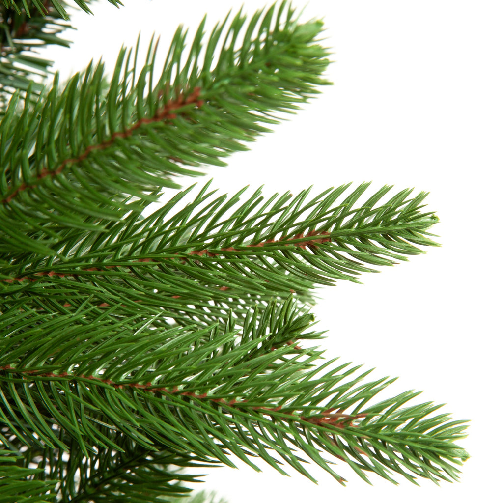 Louise Blue-Green Fir Luxury Premium PE Hinged Christmas Tree