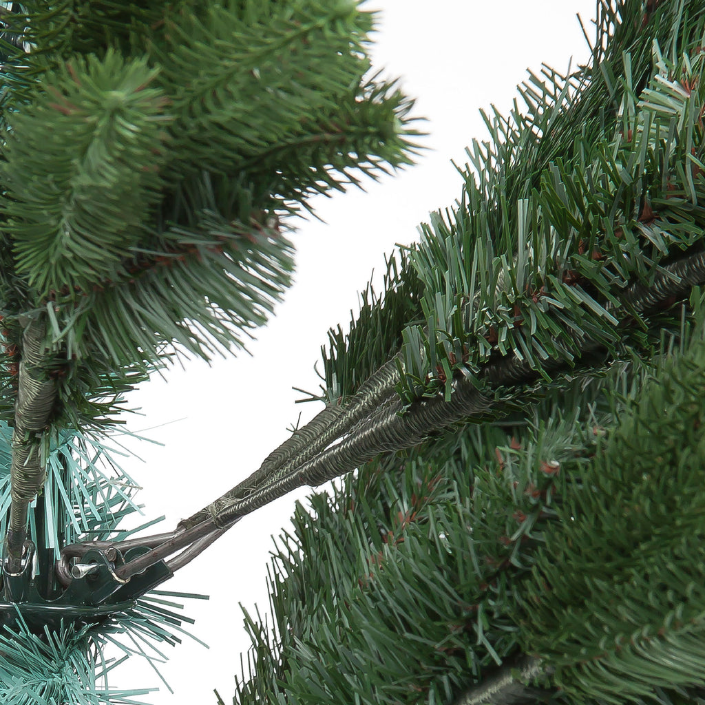 Louise Blue-Green Fir Luxury Premium PE Hinged Christmas Tree