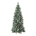 Frosted Glacier Pinecone Artificial Christmas Tree