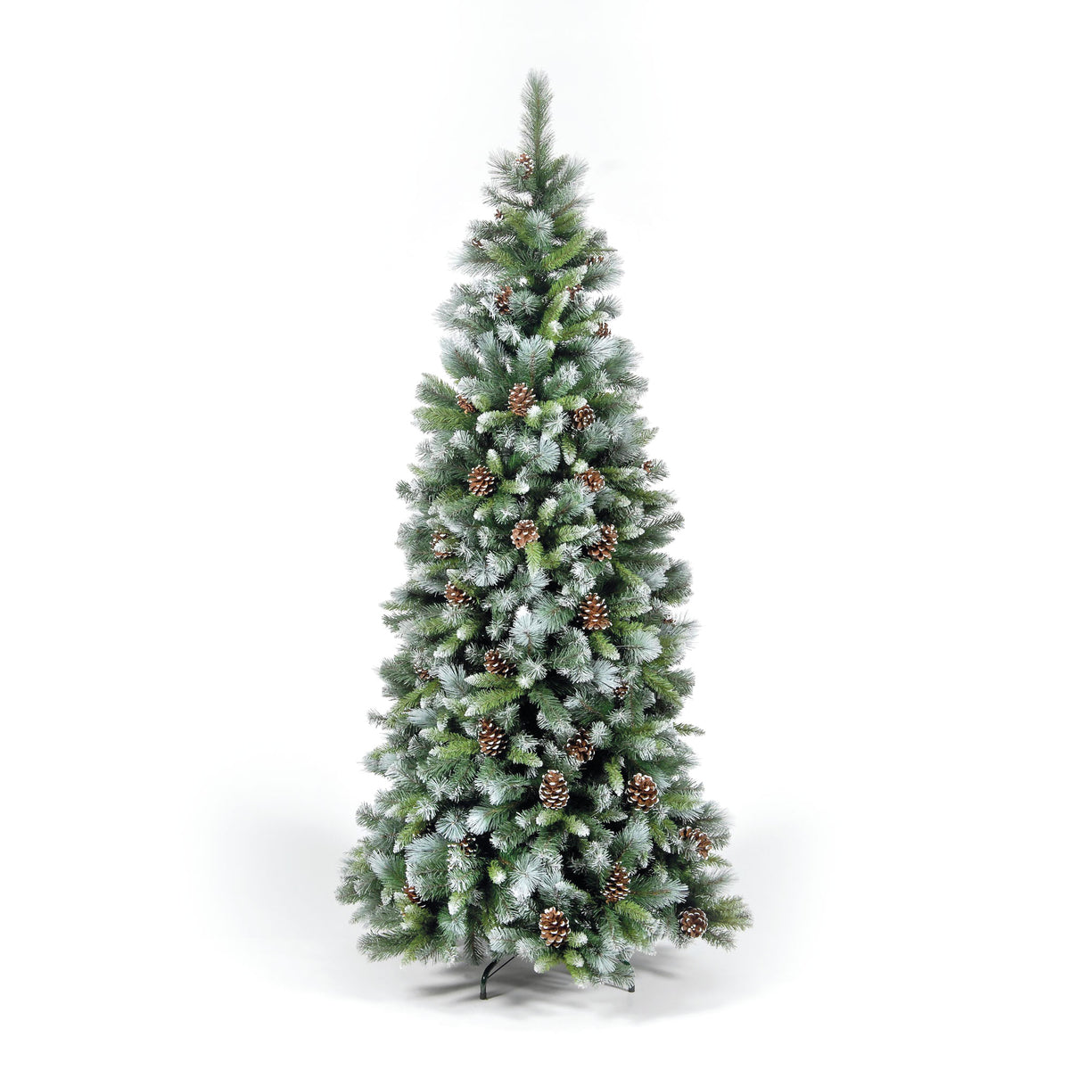 Frosted Glacier Pinecone Artificial Christmas Tree