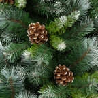 Frosted Glacier Pinecone Artificial Christmas Tree