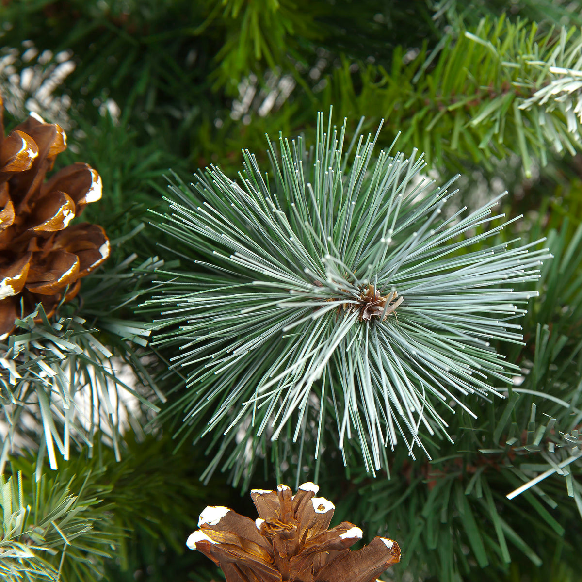 Frosted Glacier Pinecone Artificial Christmas Tree