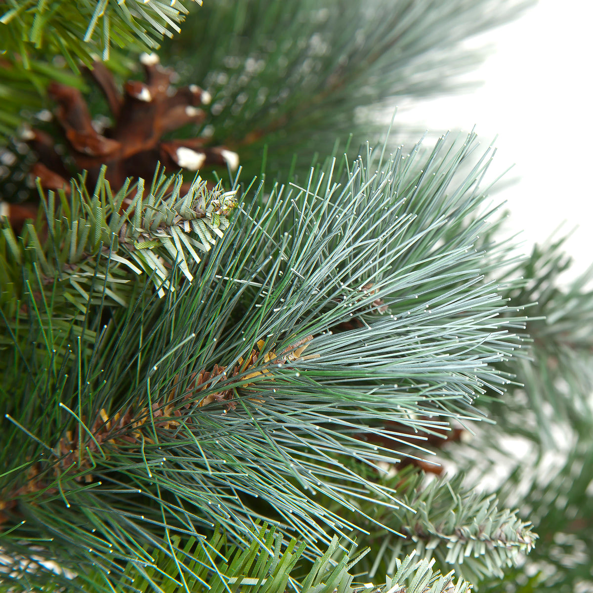 Frosted Glacier Pinecone Artificial Christmas Tree