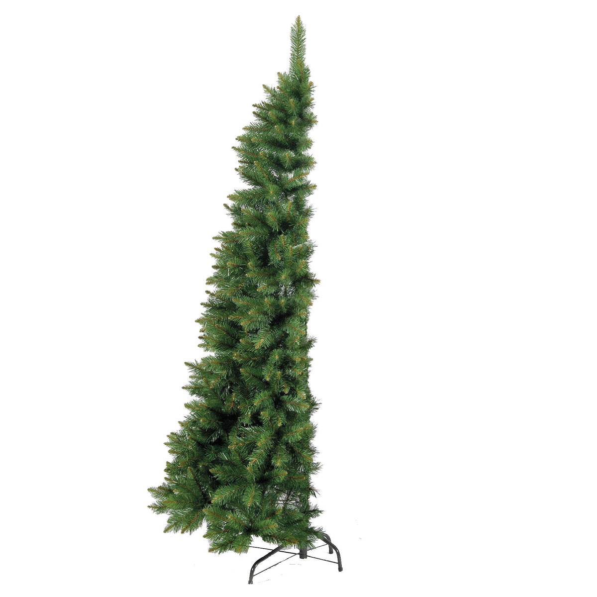 Green Artificial Hinged Half Christmas Wall Tree