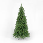 New Duchess Spruce Christmas Tree Slim Artificial Hinged Easy Setup