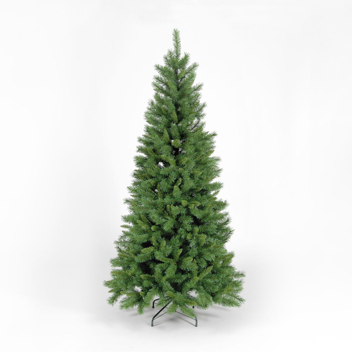 New Duchess Spruce Christmas Tree Slim Artificial Hinged Easy Setup
