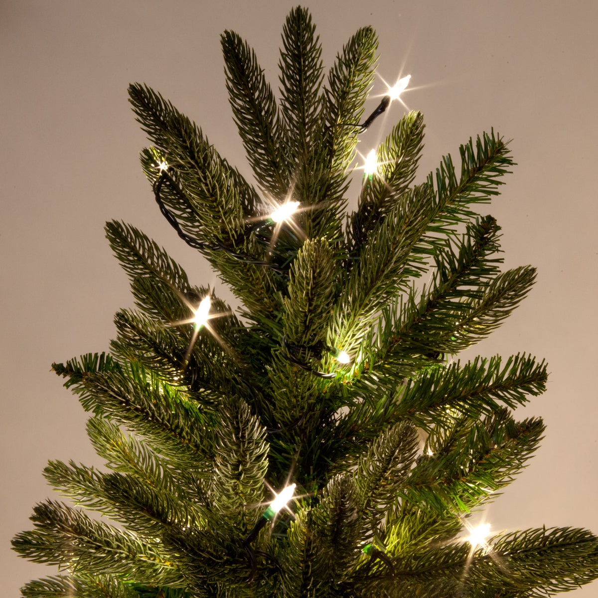Aspen Pine Luxury Pre-Lit PE Slim Hinged Christmas Tree