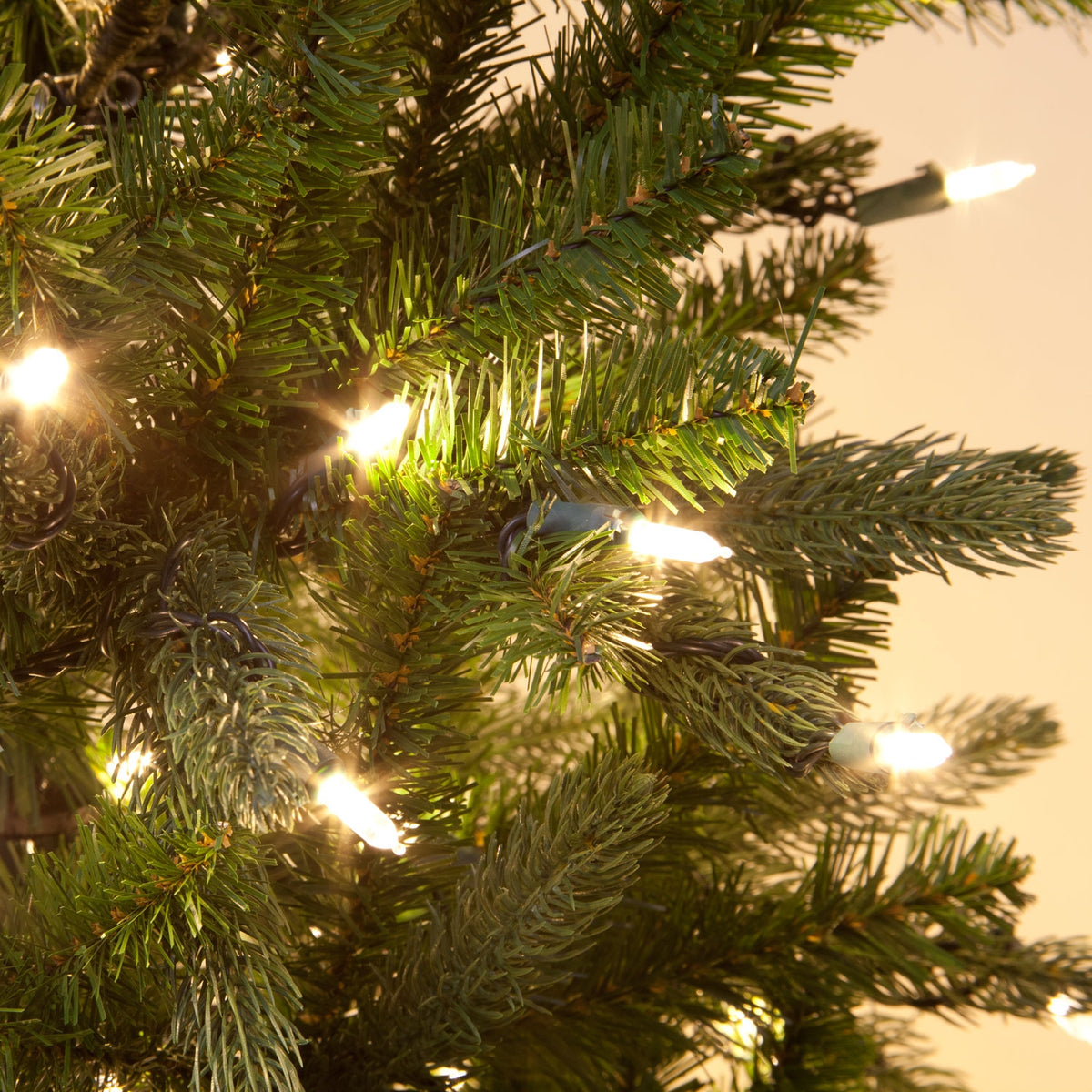 Aspen Slim Pine Luxury Premium "QuickLight" PE Hinged Christmas Tree