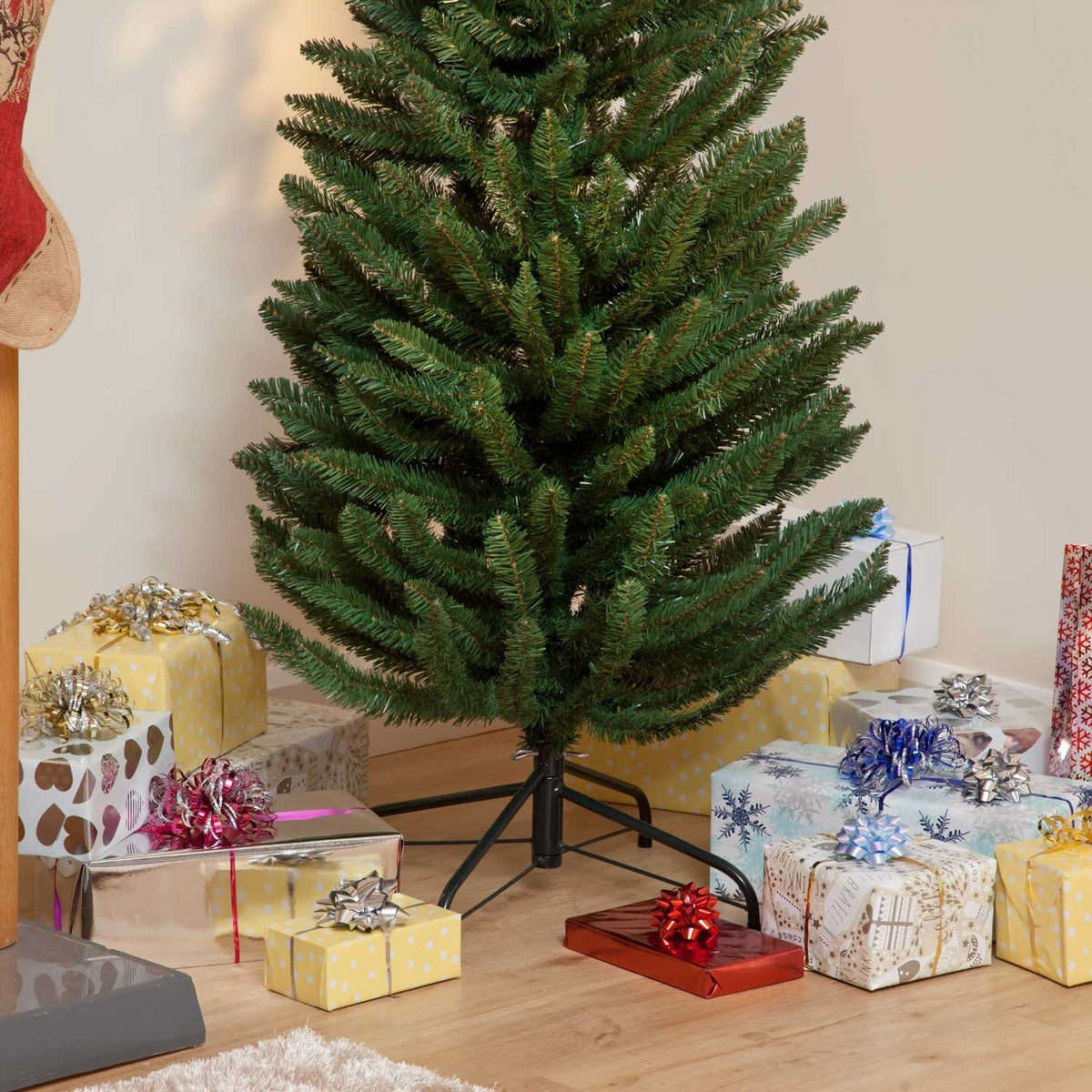 Green Pencil Pine Artificial Christmas Tree