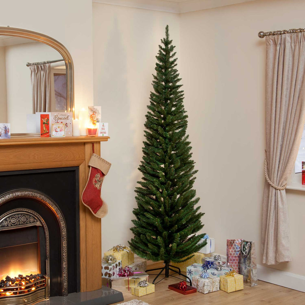 Green Pencil Pine Artificial Christmas Tree