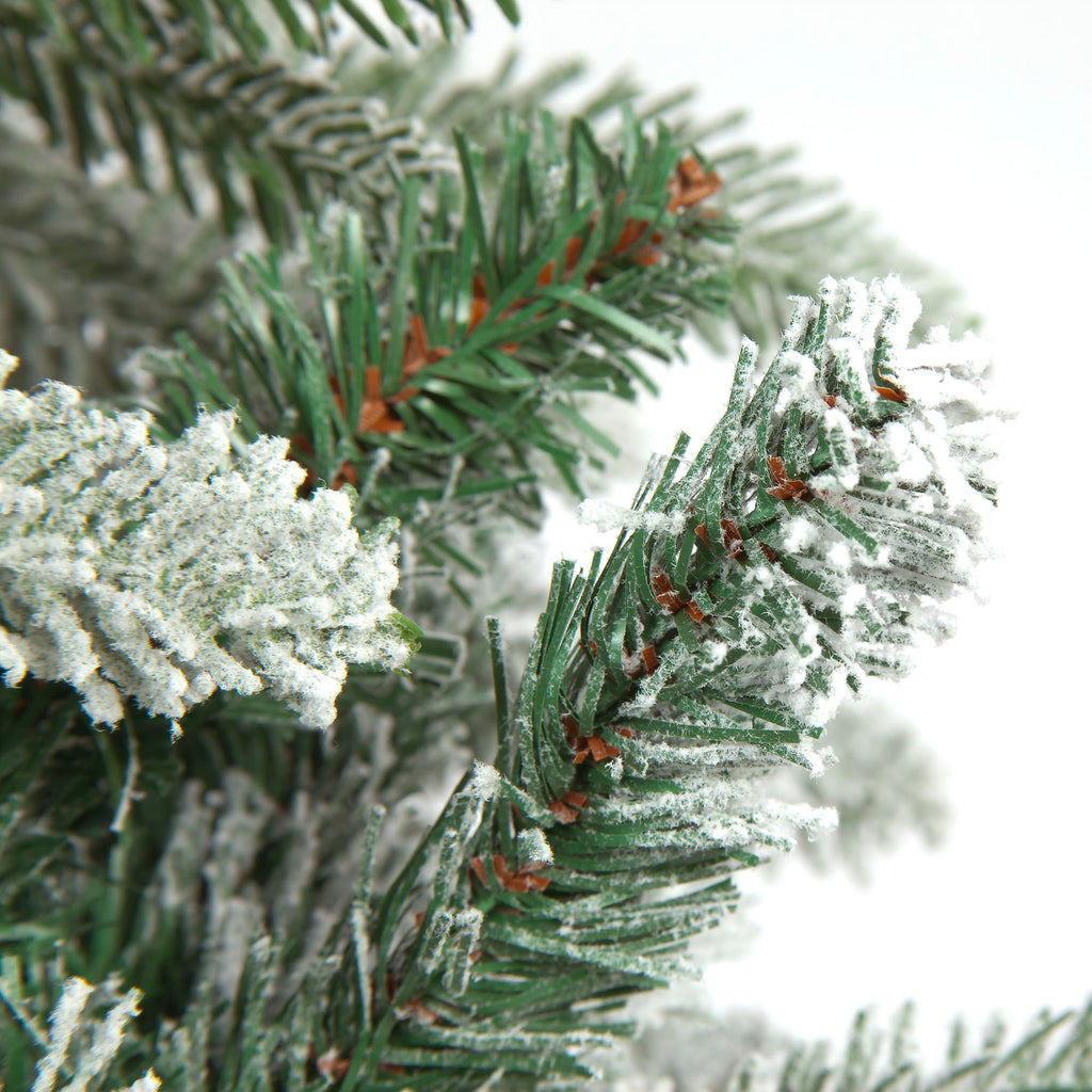 Cascade Premium Flocked Artificial Hook-On Christmas Tree