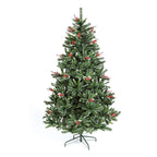 Salzburg Spruce Christmas Tree with Red Berries