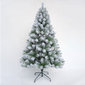 Colorado Frosted Snow Spruce Wrapped Christmas Tree