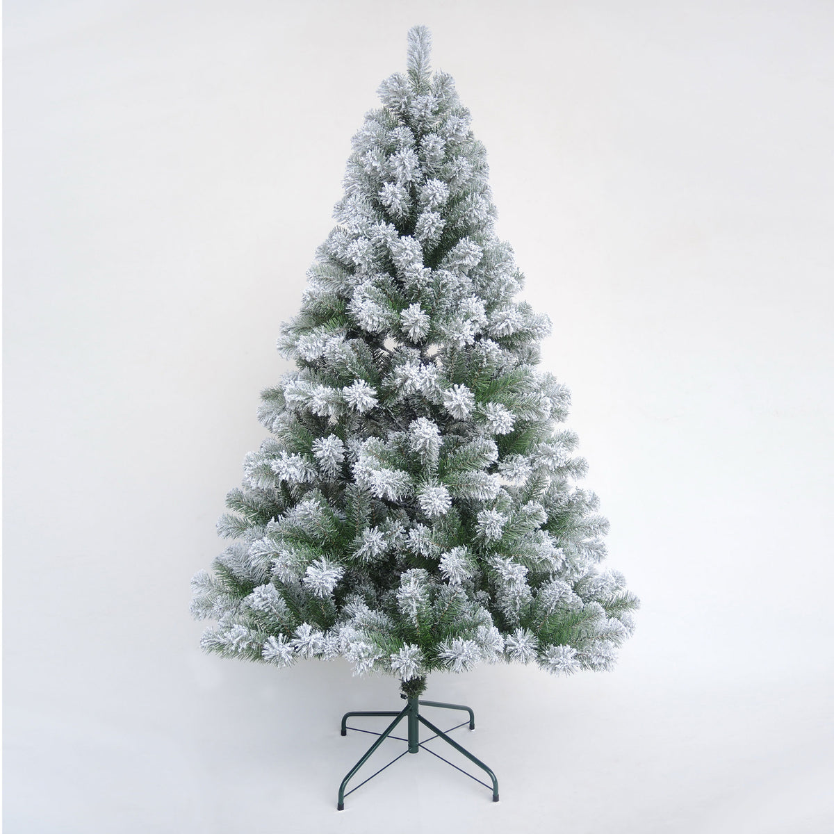 Colorado Frosted Snow Spruce Wrapped Christmas Tree