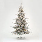 Innsbruck Fir Flocked Pre-Lit Christmas Tree