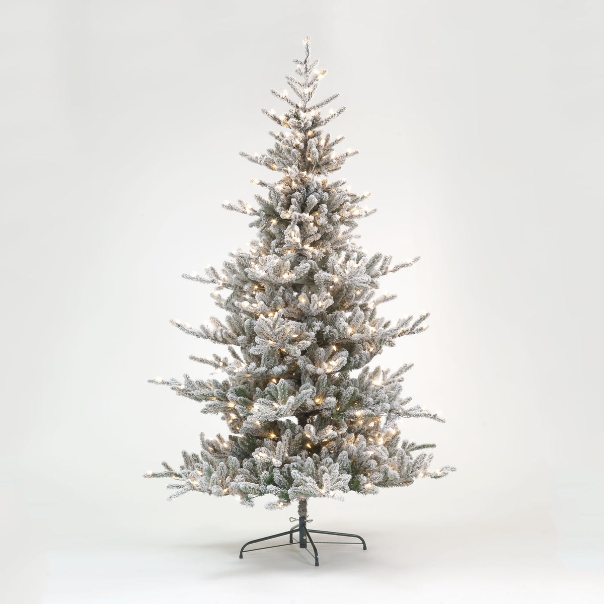 Innsbruck Fir Flocked Pre-Lit Christmas Tree