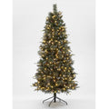 Pre-Lit Minnesota Spruce Mixed PE Hinged Christmas Tree