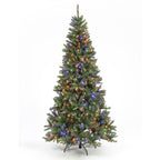 150cm Pre-Lit Monterrey Fir w/250 Multi Col Multi Fun LEDs Christmas Trees