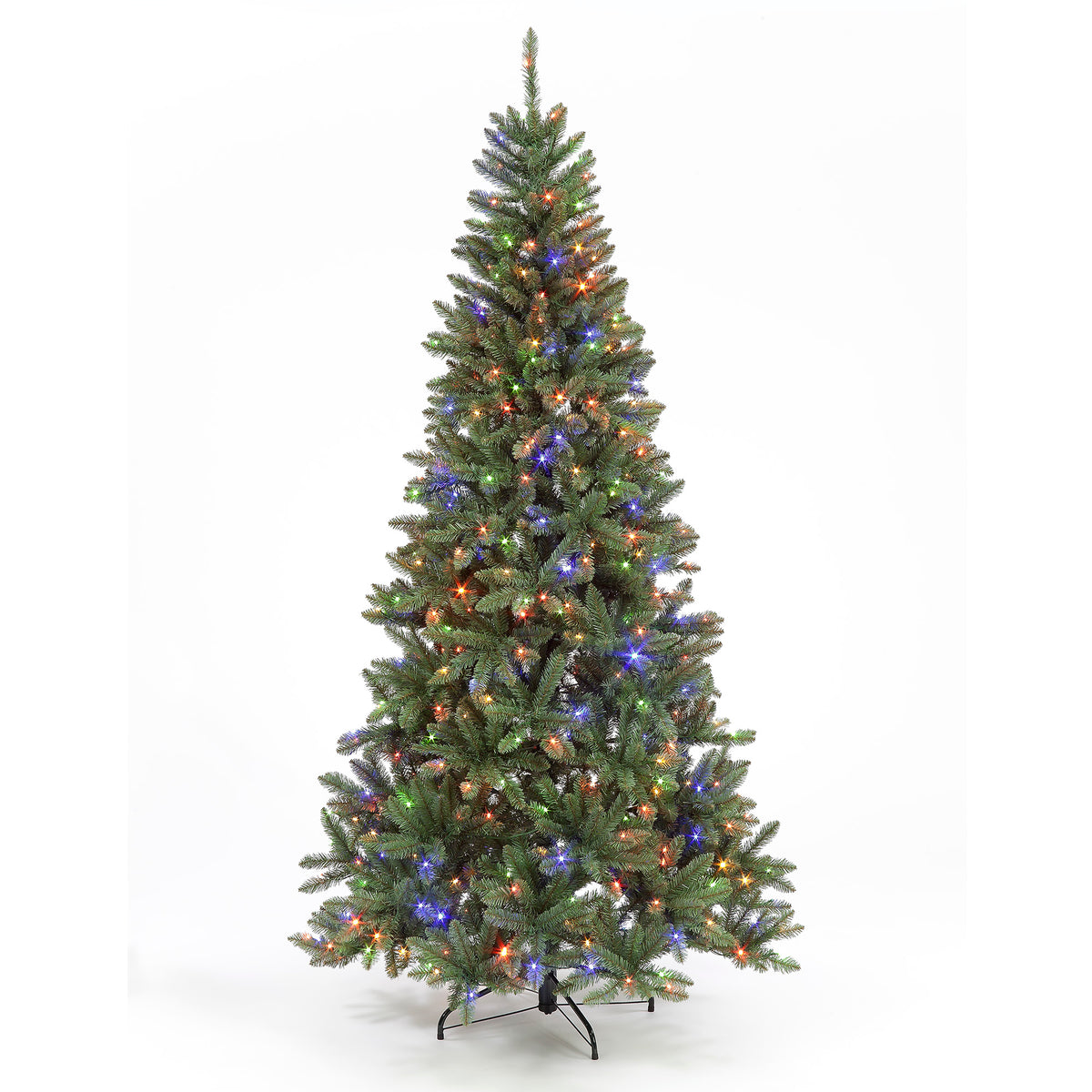 180cm Pre-Lit Monterrey Fir w/350 Multi Col Multi Fun LEDs Christmas Trees