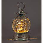 25cm LED Water Lantern with Nativity Scene