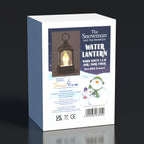13.7cm Hanging Water Lantern Featuring Snowman