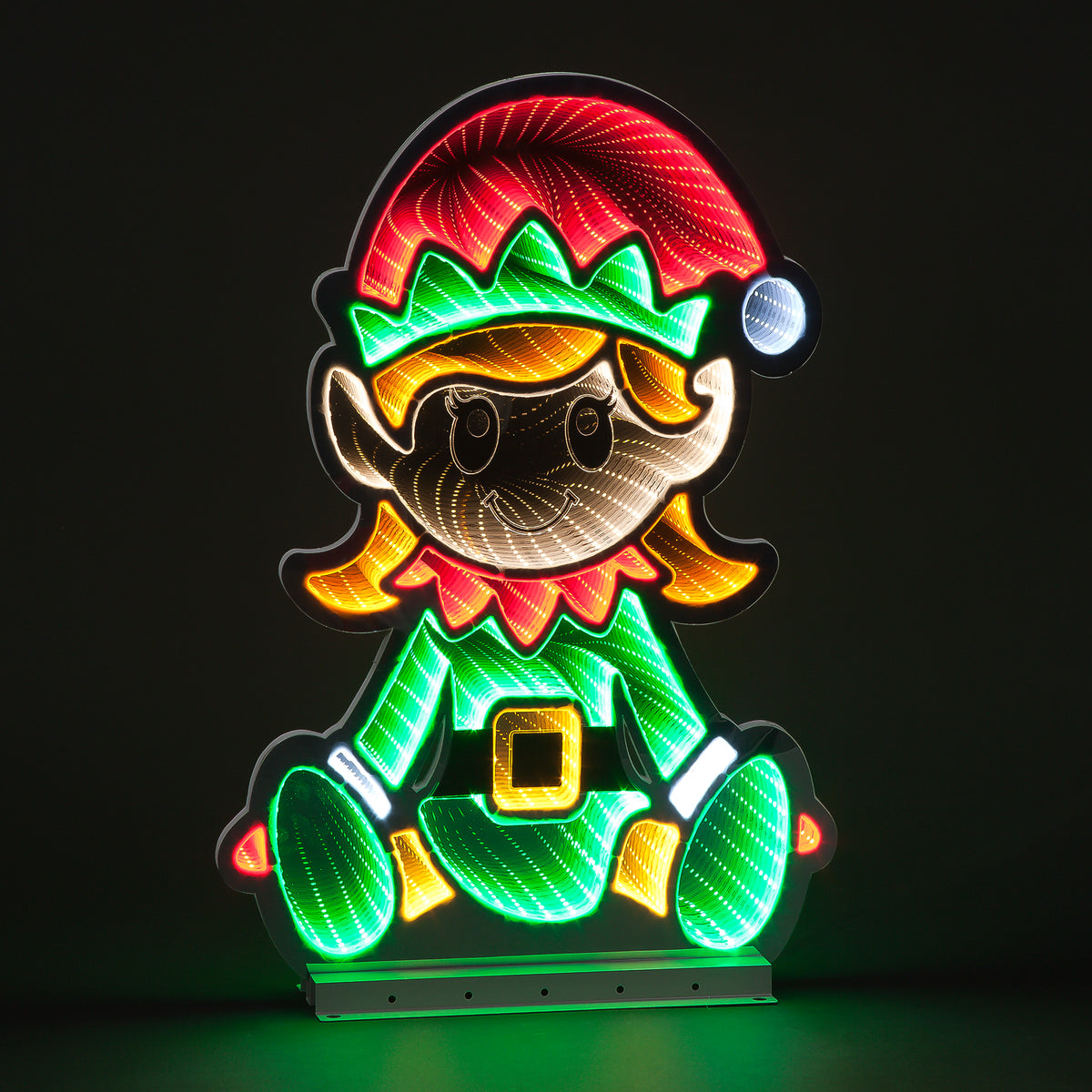 60cm Infinity Sitting Elf Girl – Whimsical Holiday Figure