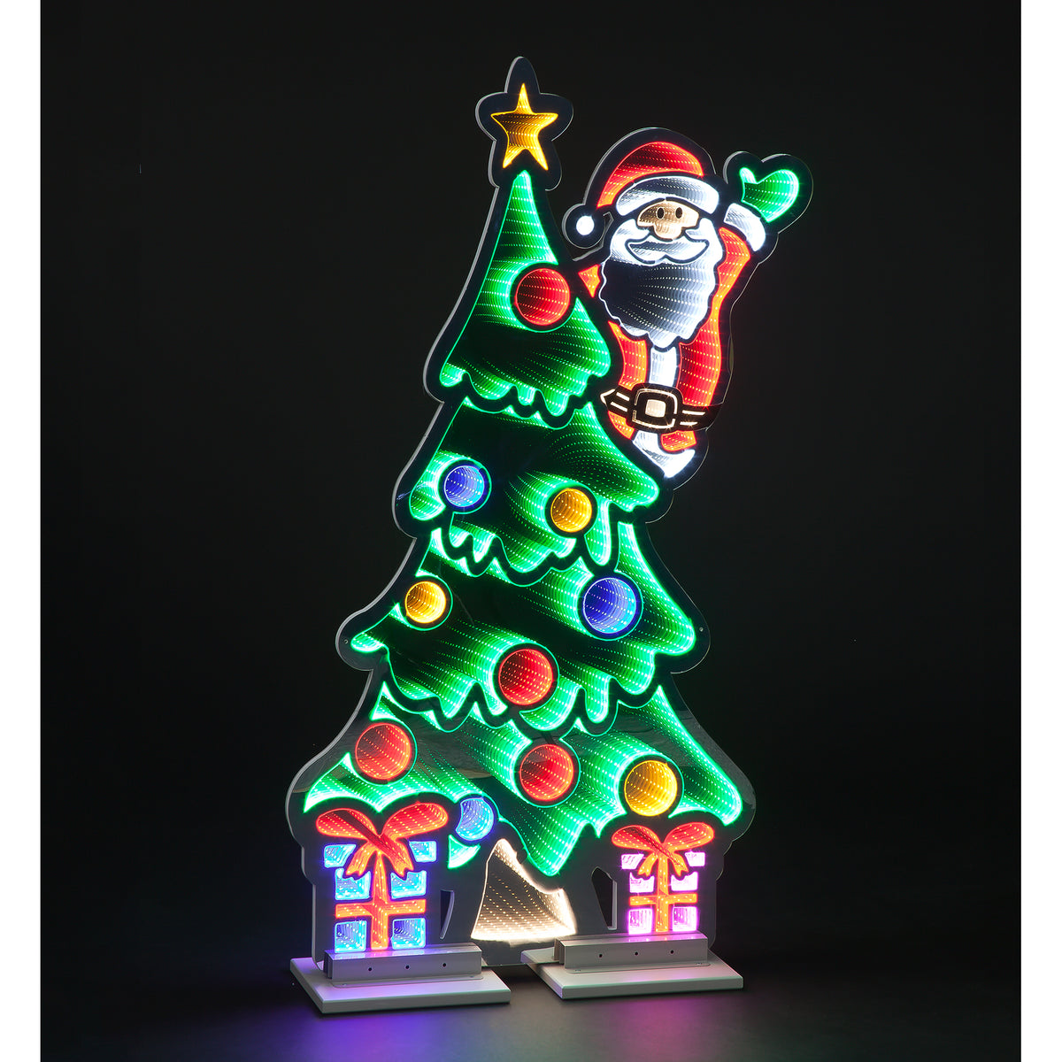 120cm Infinity Tree Featuring Santa