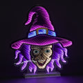 60cm Infinity Witch Head Halloween Decoration