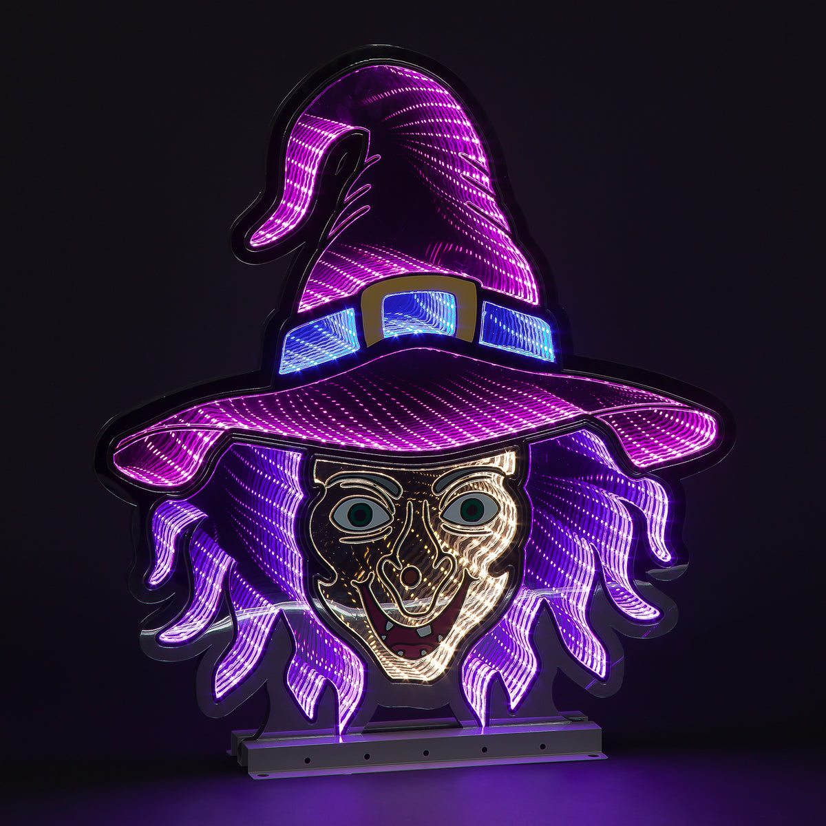 60cm Infinity Witch Head Halloween Decoration