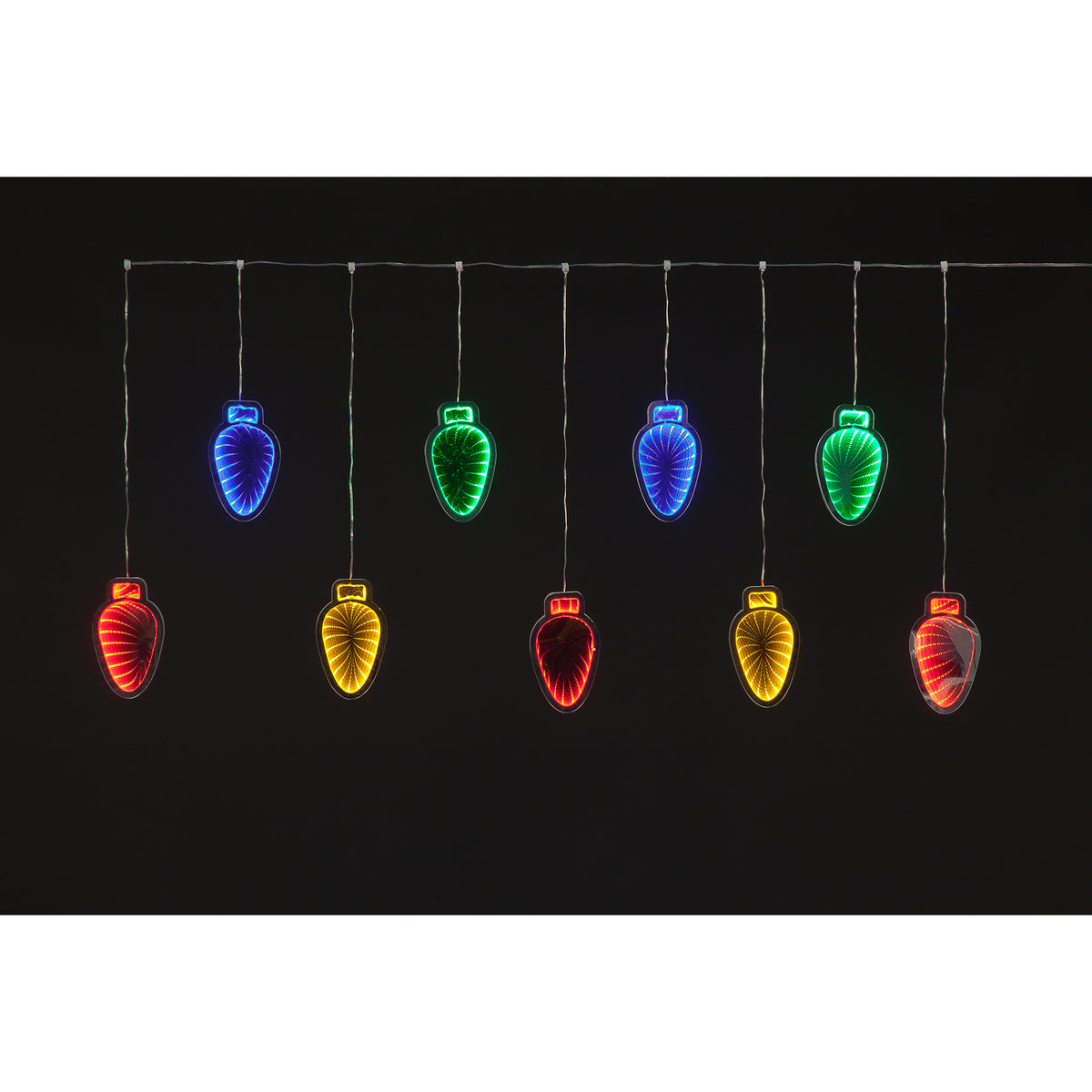 120cm Infinity Bulb Garland - Vibrant Holiday Lighting