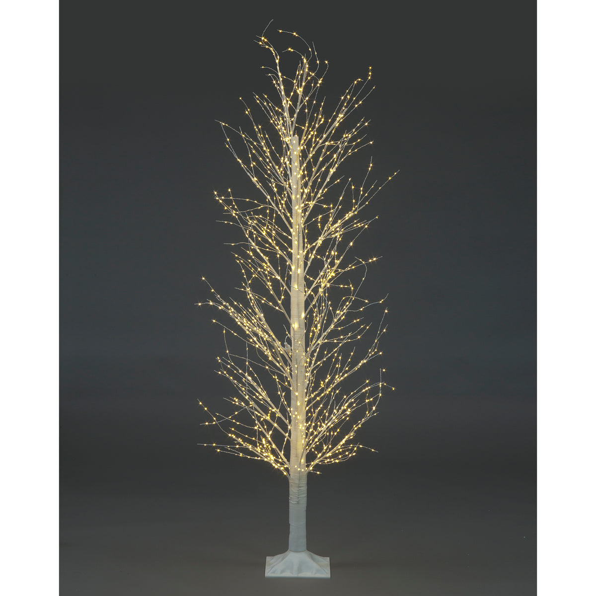 120cm White Micro Dot Christmas Tree with 400 LEDs
