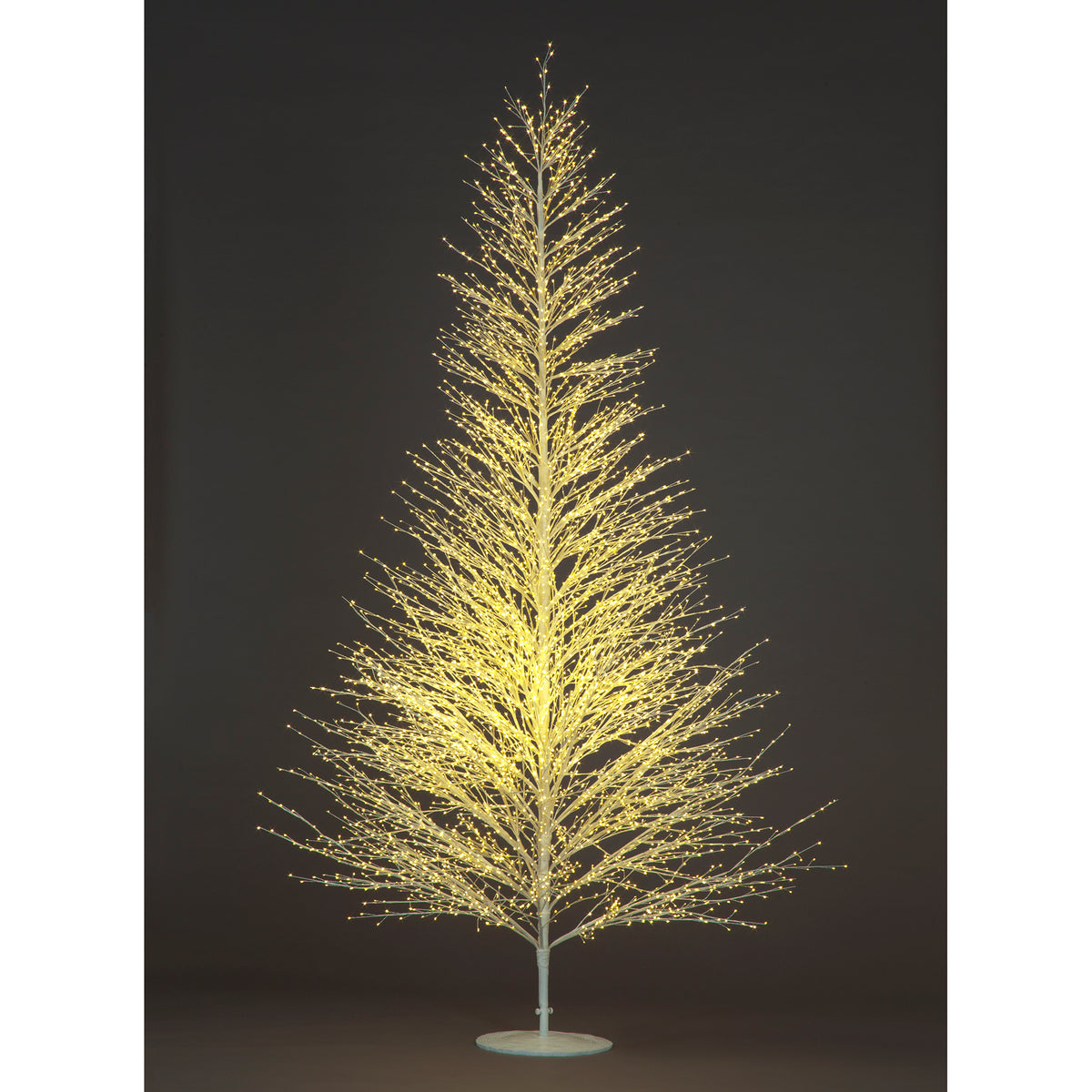 300cm White Micro Dot Tree with 6590 Warm White LEDs