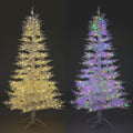 210cm Saxon Snow Pine with 400 Color Switch LEDs