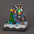 22cm LED House with Moving Train
