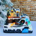 19cm LED Animated Village with Train Display
