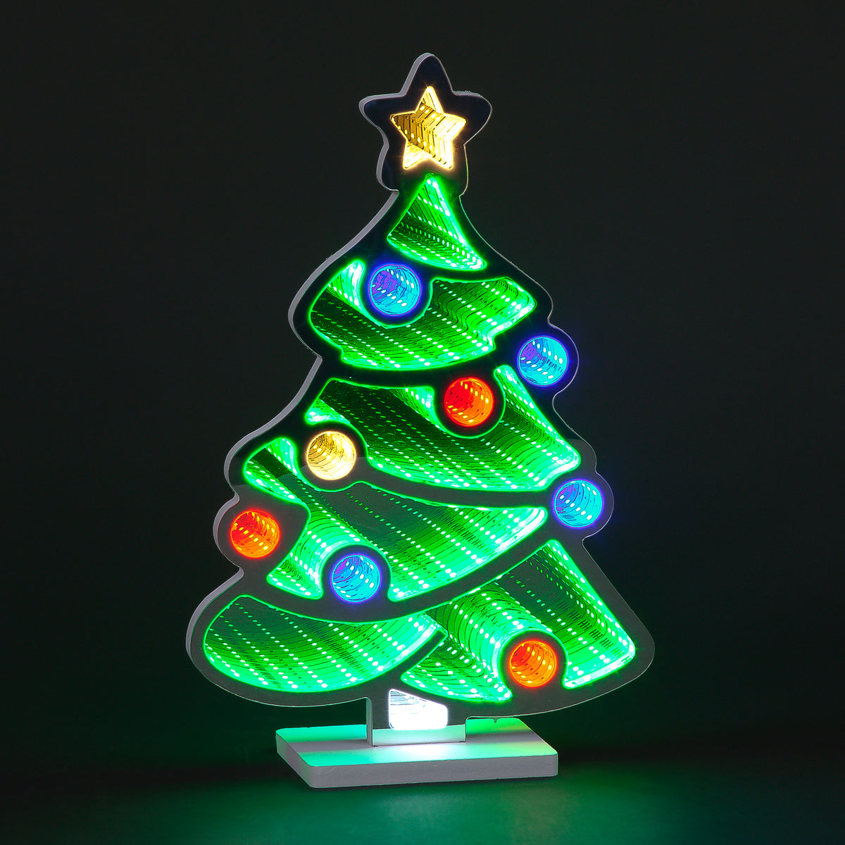 40cm Infinity Christmas Tree with Baubles