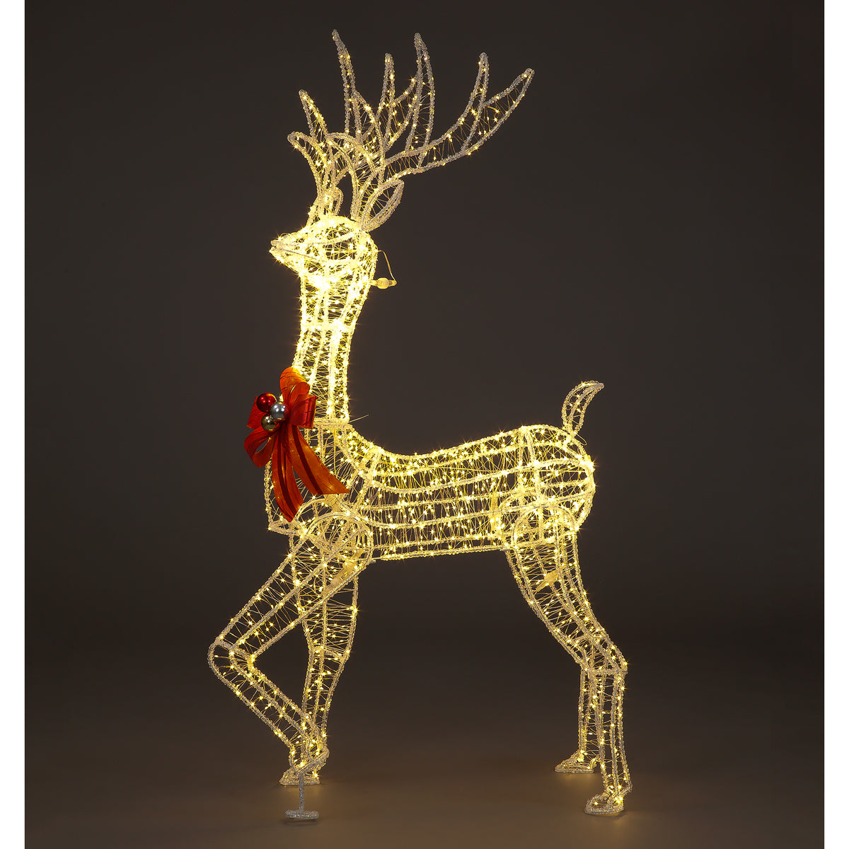 148cm Acrylic Deer with 940 Warm White LEDs