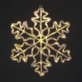 51cm Acrylic Snowflake with 80 LEDs - Flashing Winter Decor