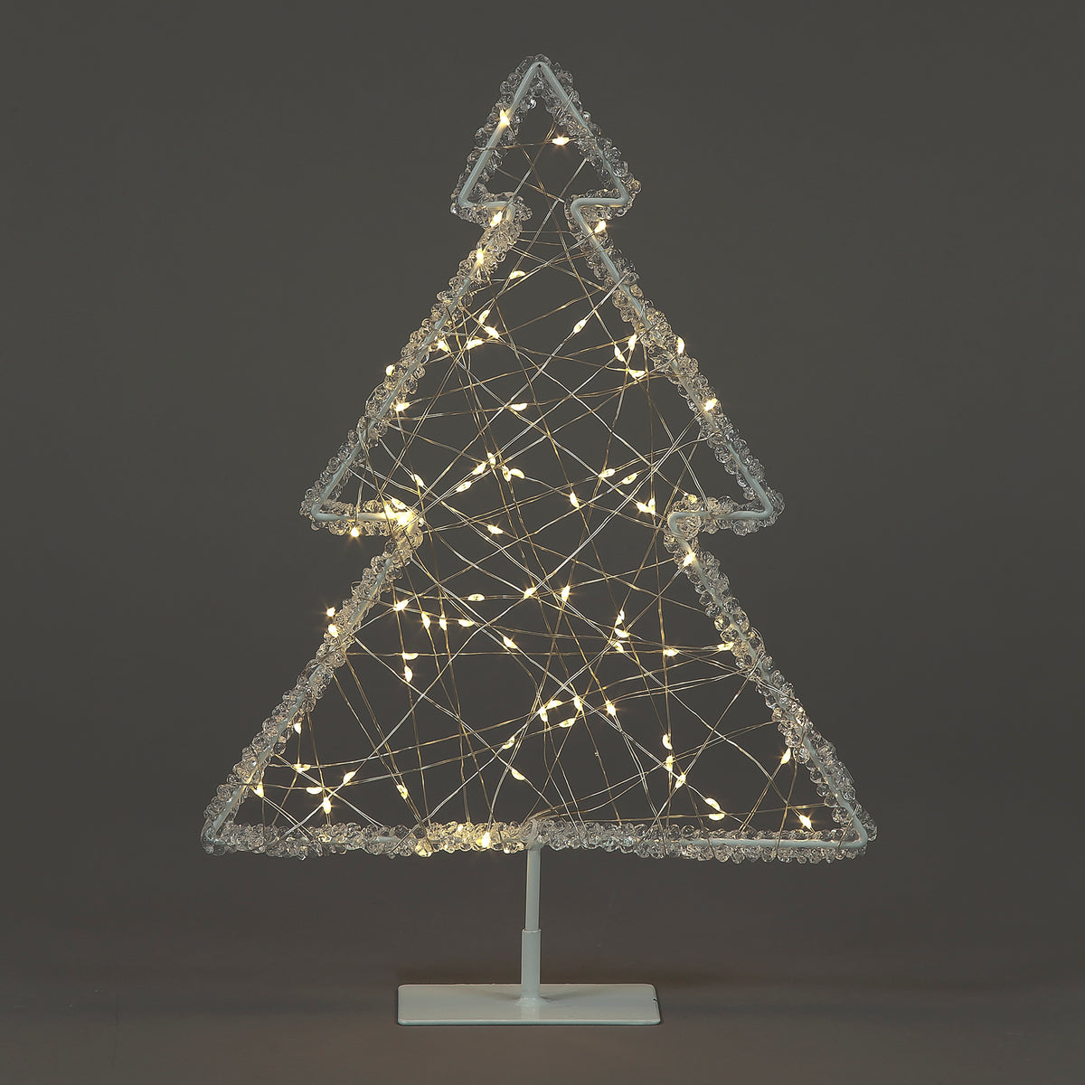 37cm Tabletop Christmas Tree with 80 Warm White LEDs