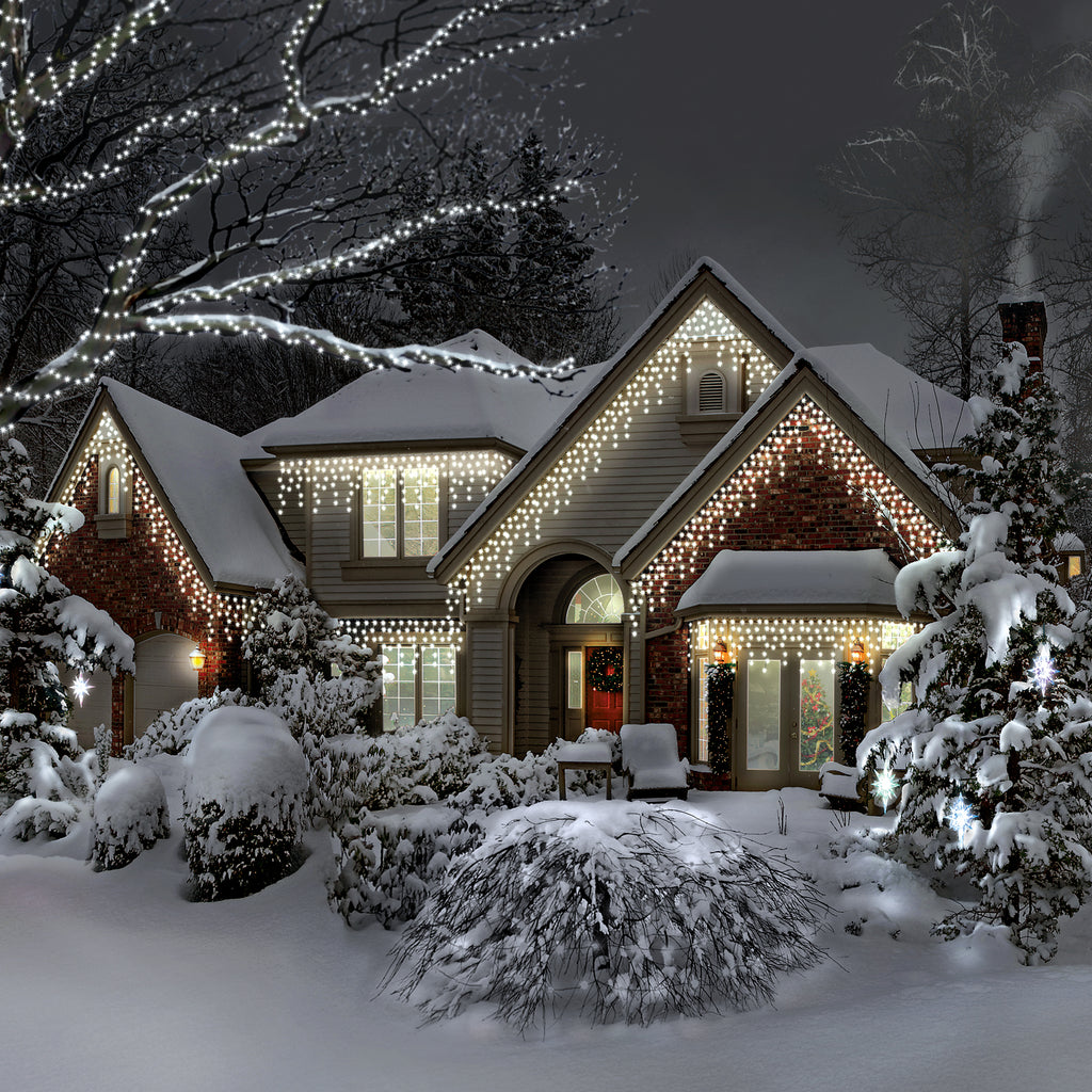 550 Multi-Function Icicle Lights for Festive Lighting