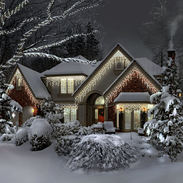 550 Multi-Function Icicle Lights for Festive Lighting